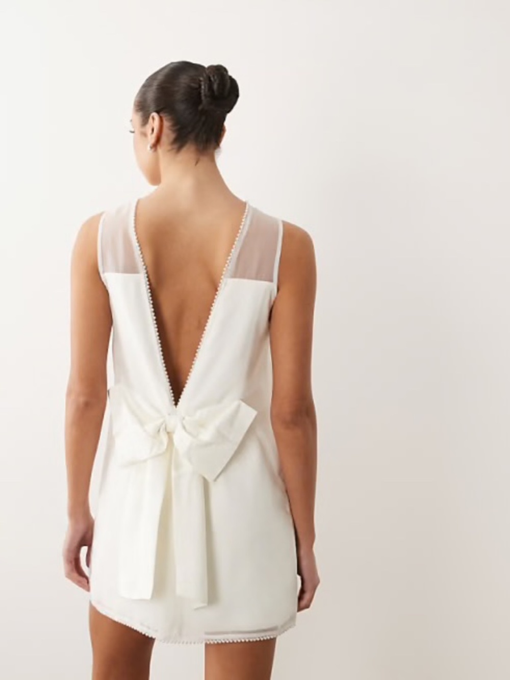 Abercrombie & Fitch elegant white mini dress